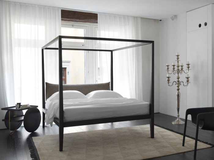 MOHELI CANOPY - Canopy bed with upholstered headboard _ Casamania & Horm